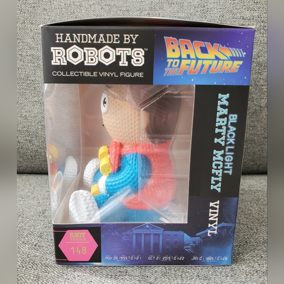 Handmade By Robots Marty McFly Black Light FANEXPO Limited Edition Knit series - Picture 3 of 6